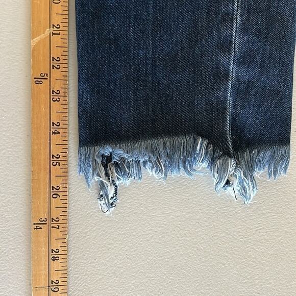 One Teaspoon Jeans Women’s High Rise Waist Freebird Skinny Ankle Chewed … - Picture 13 of 14